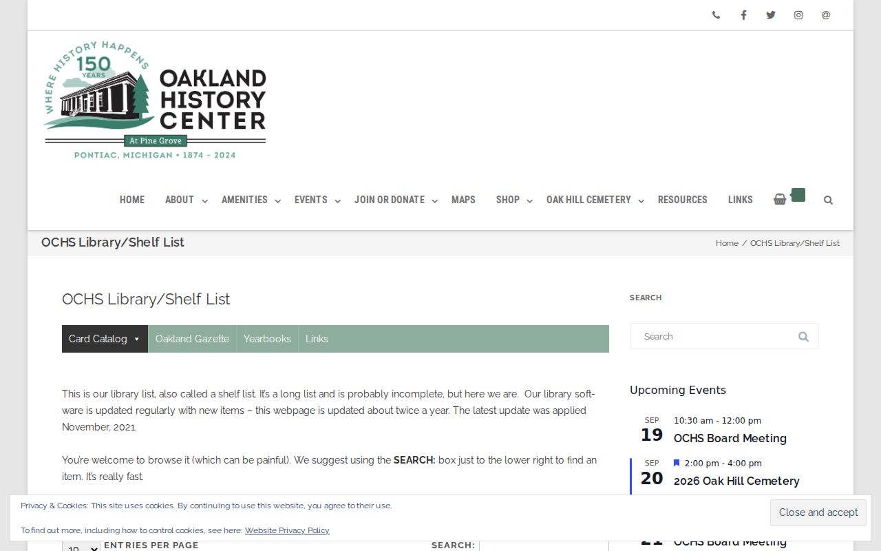 Madison Heights city directory research in the Oakland County historical directory shelf list