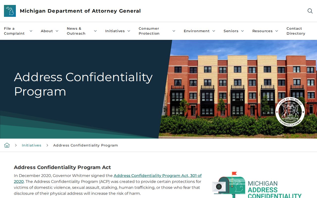 Madison Heights residents directory address confidentiality source